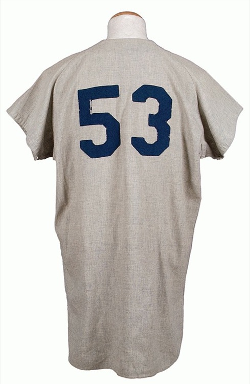 1963 Don Drysdale Los Angeles Dodgers Signed Game Used Road Jersey