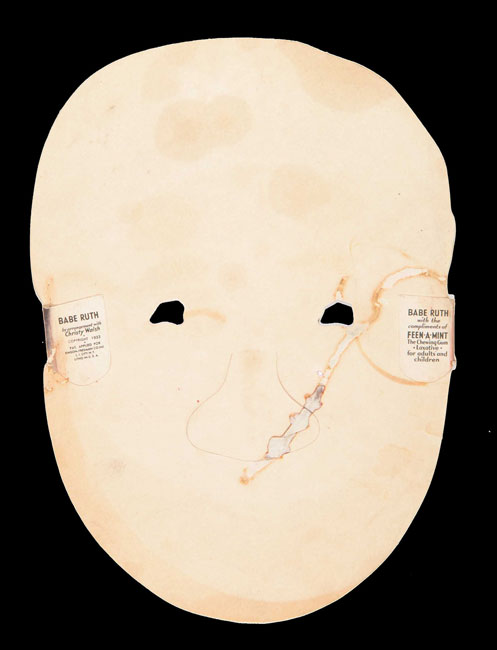 Feen A Mint Babe Ruth Mask And Quaker Oats Babe Ruth Pin REA Archive