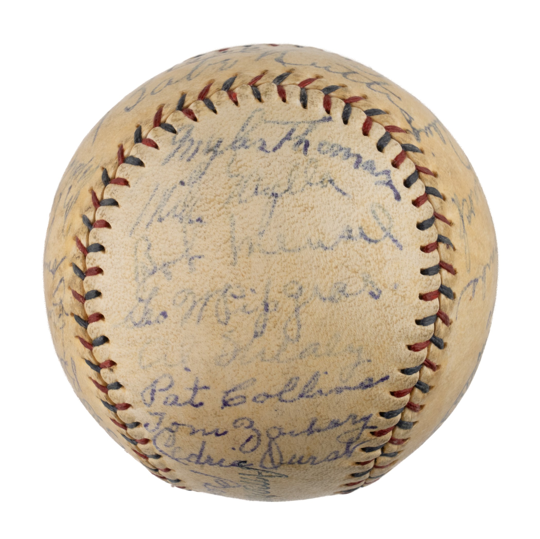 1928 New York Yankees World Champions Team Signed Baseball With Babe