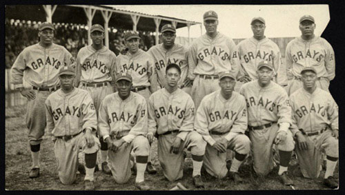 Representing the Homestead Grays.