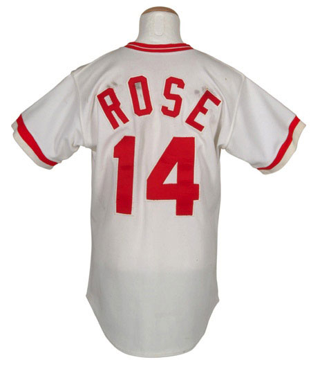 Sold at Auction: PETE ROSE SIGNED REDS JERSEY