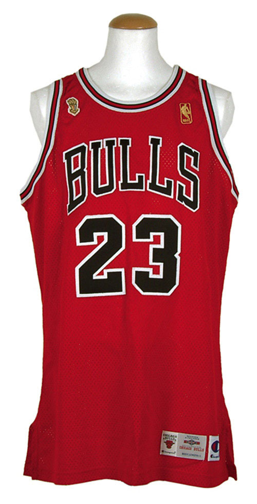 Michael Jordan Chicago Bulls NBA Finals jersey 1997