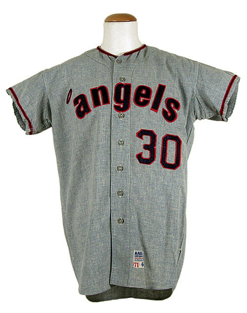 Lot Detail - 1973 NOLAN RYAN CALIFORNIA ANGELS GAME WORN HOME JERSEY (MEARS  A10, NSM COLLECTION)
