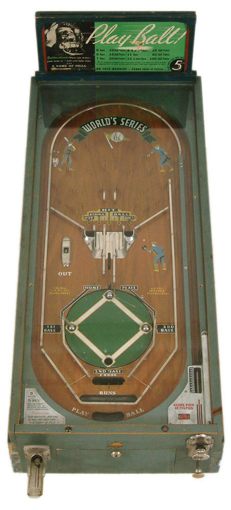 world series pinball machine