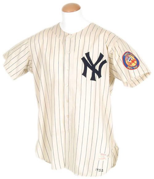 1955 Ed Lopat Game Worn New York Yankees Jersey. Baseball