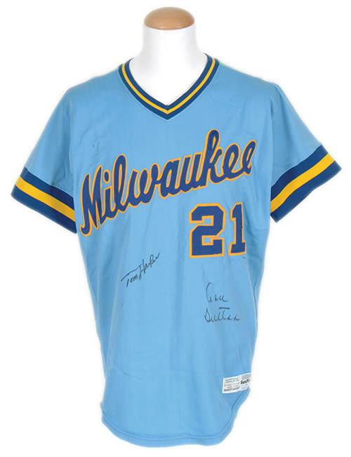 Milwaukee Brewers Signed Jerseys, Collectible Brewers Jerseys