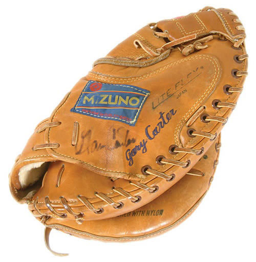 Gary Carter Game-Used Glove Signed Mets - Memorabilia Expert