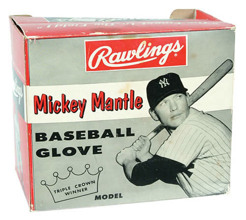 Mickey Mantle Signed Fielder's Glove. Autographs Others, Lot #41138