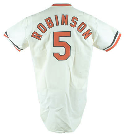 Sold at Auction: Brooks Robinson Cooperstown Collection Baltimore Orioles  #5 Jersey