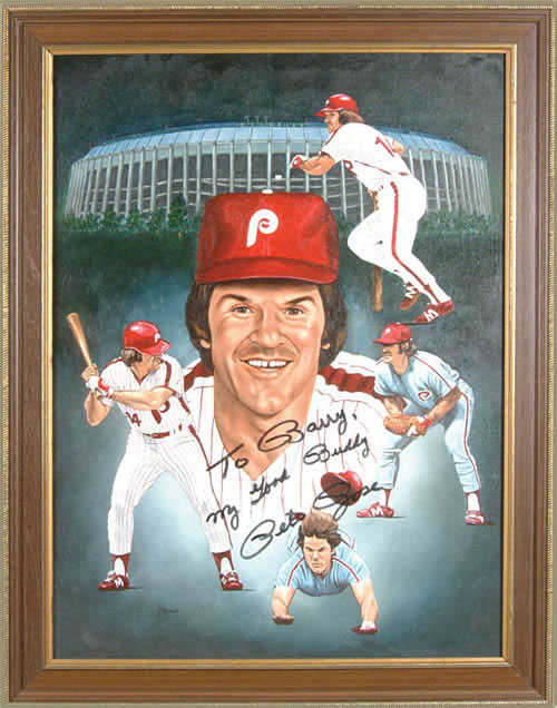 STEVE CARLTON Signed 2005 UD Baseball Heroes Original Artwork