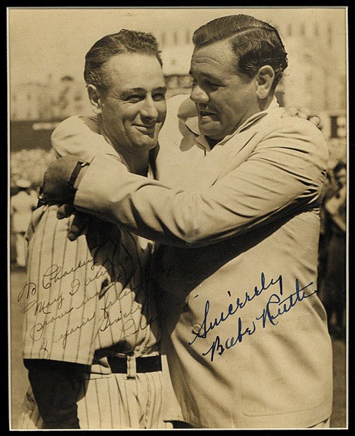 75 years later, Babe Ruth's hug means almost as much as Lou Gehrig's speech  