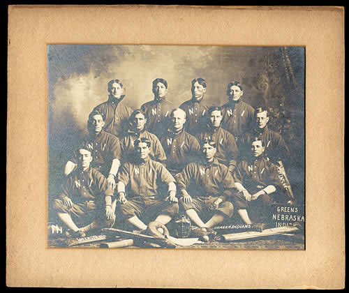 Native American Baseball Teams - History Nebraska