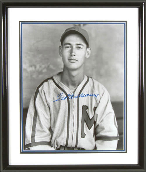 1936 Ted Williams Minor League Original News Photograph Baseball, Lot  #54457
