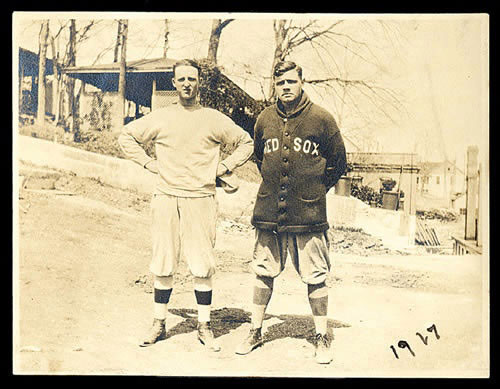 Original 1917, type 1 Babe Ruth Red Sox photo. Visit  www.weingartensvintage.com to view collection. Always buy…