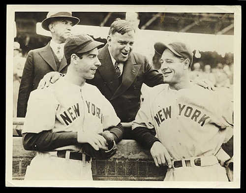 Lou Gehrig, Joe DiMaggio signed photo on auction at Clean Sweep - Sports  Collectors Digest