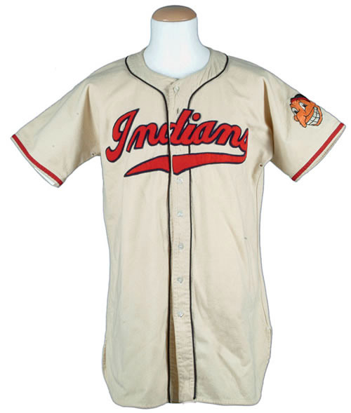 CLEVELAND INDIANS GAME JERSEY