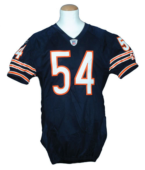 Chicago Bears NFL Reebok Brian Urlacher On-Field Jersey