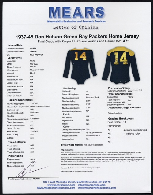 Sports Collectors Digest - On this day in 1951 wide receiver Don Hutson had  his #14 jersey retired by the Green Bay Packers. It was the first number  retired by the franchise.