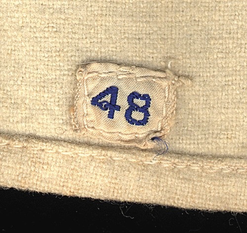 1929 Throwback Auction - Justin Grimm Game-Used Throwback Cubs Jersey - Cubs  vs. Cardinals - 5/4/14 - HZ182015