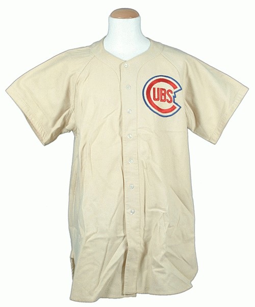1929 Throwback Auction - Justin Grimm Game-Used Throwback Cubs Jersey - Cubs  vs. Cardinals - 5/4/14 - HZ182015