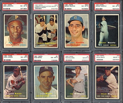 1957 Topps Baseball Cards - PSA Price Guide