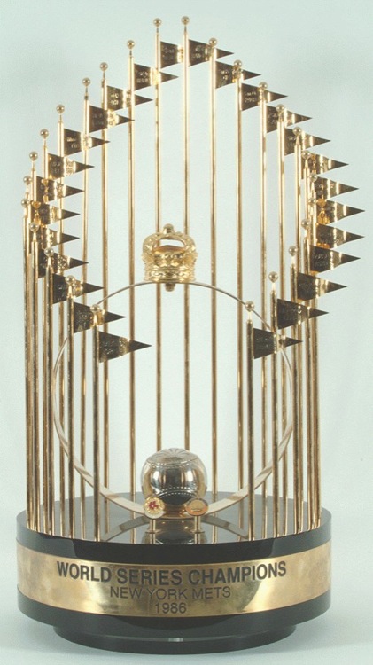 Lot Detail - 1986 New York Mets World Series Championship Full Size Owners  Trophy