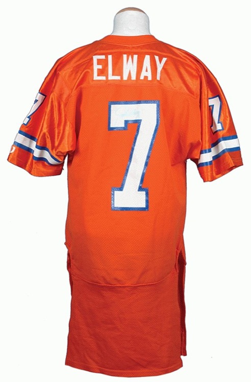 Lot Detail - 1992 John Elway Denver Broncos Game-Used Jersey