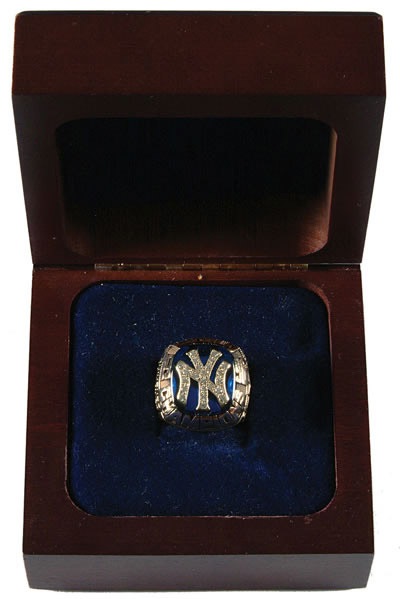 1996 New York Yankees World Series Championship Ring. Baseball, Lot  #56550