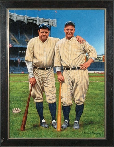 Babe Ruth and Lou Gehrig Monuments