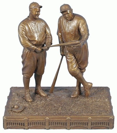 Lot Detail - Babe Ruth Called Shot Bronze Statue by Artist