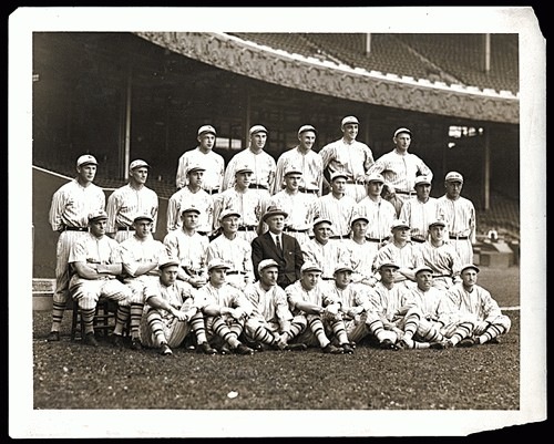1924 NY Giants Baseball Team Greeting Card by Underwood Archives