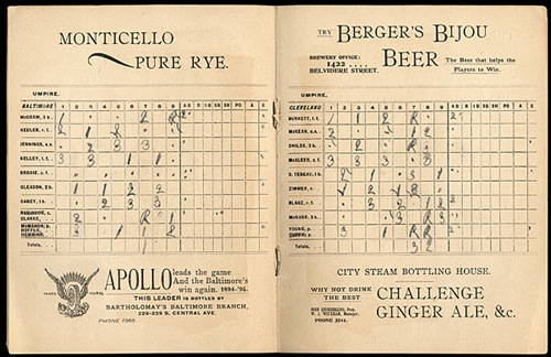 Temple Cup World's Championship Scorecard 1800's Baseball New York Spiral  Notebook by Redemption Road - Fine Art America