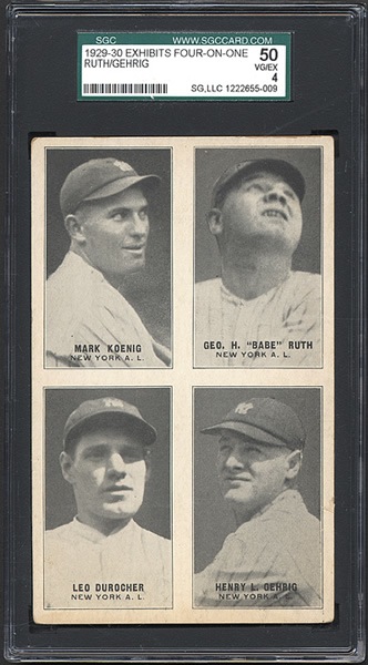 Ruth and Gehrig headline Heritage October auction - Sports Collectors Digest