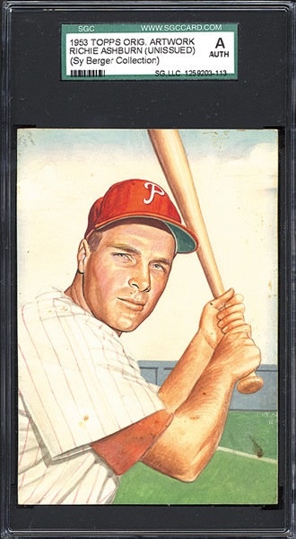  1953 Bowman # 10 Richie Ashburn Philadelphia Phillies (Baseball  Card) PSA PSA 4.00 Phillies : Collectibles & Fine Art