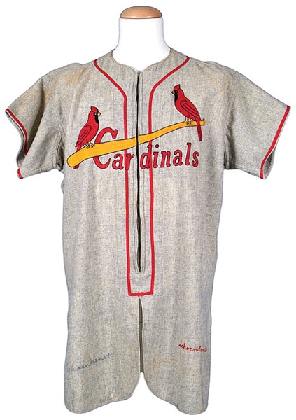 1940's St. Louis Cardinals Prototype Jersey. Exceedingly scarce