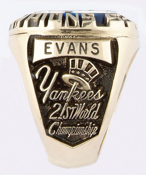 1977 New York Yankees World Series Championship Ring Presented to, Lot  #80056