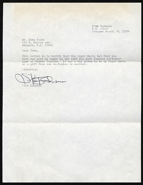 Roger Maris Signed New York Yankees Old Timer's Day Program., Lot  #41090