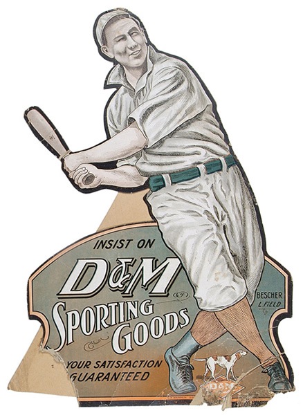 Deadball Era Baseball Advertising Display Collection Up for Auction