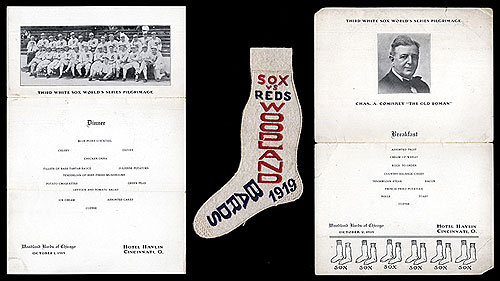1919 World Series Commemorative Pin - Reds vs. White Sox