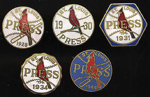 1920 World Series Brooklyn Dodgers (Robins) Press Pin - Memorabilia Expert