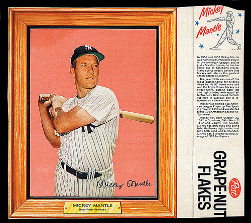 1961 Post Cereal Mickey Mantle (Hand Cut)