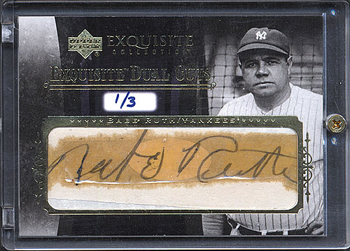 Sold at Auction: Babe Ruth + Lou Gehrig 4x6 Photo w/ Facsimile Signatures -  Nice For Framing!