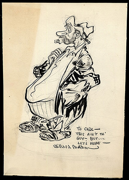 Today's Inspiration: Willard Mullin Draws The Brooklyn Bum