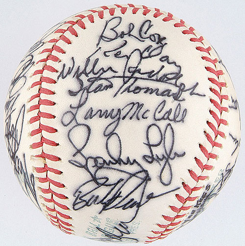 2010 New York Yankees Team Signed Baseball — The Bullpen Sports Collectibles