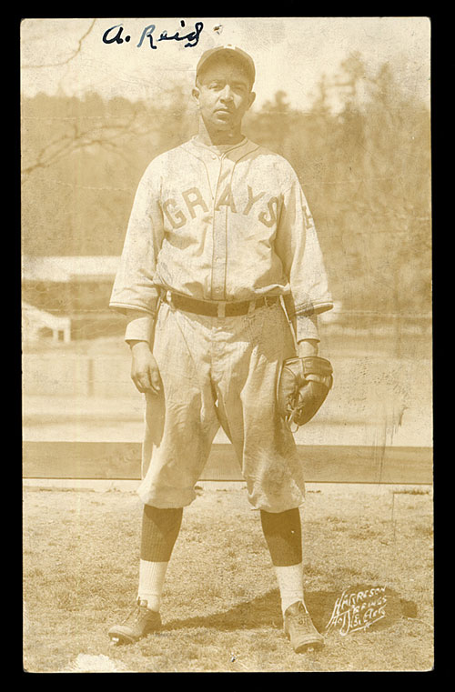 Representing the Homestead Grays.