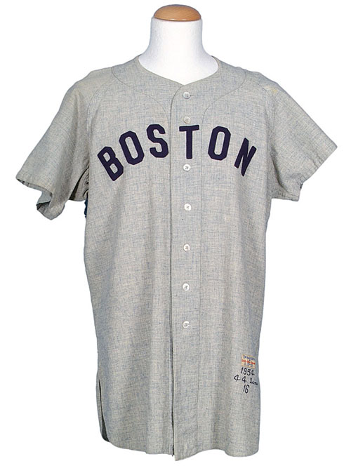 Lot Detail - 1949 Ellis Kinder Game Used Boston Red Sox Home Jersey (Sports  Investors Authentication)