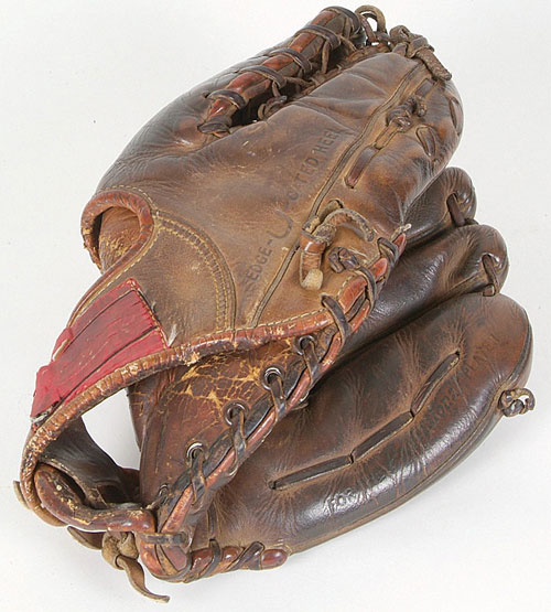 Vintage 1950s Baseball Glove Distressed Game Used Rare Right Hand