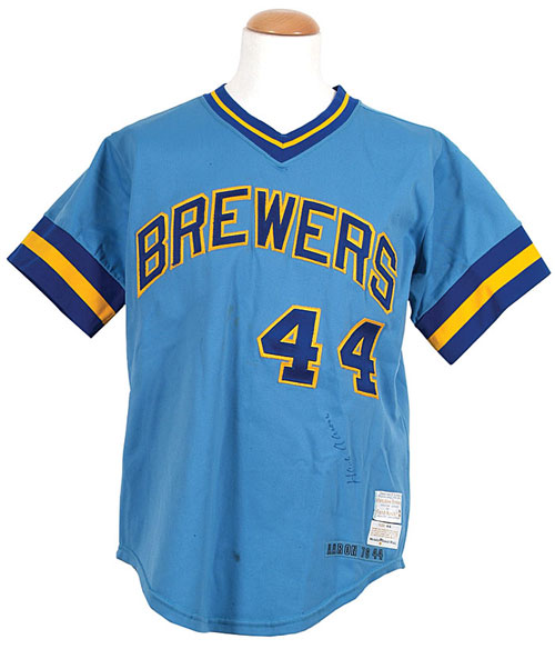 Sold at Auction: Hank Aaron Cooperstown Collection Milwaukee