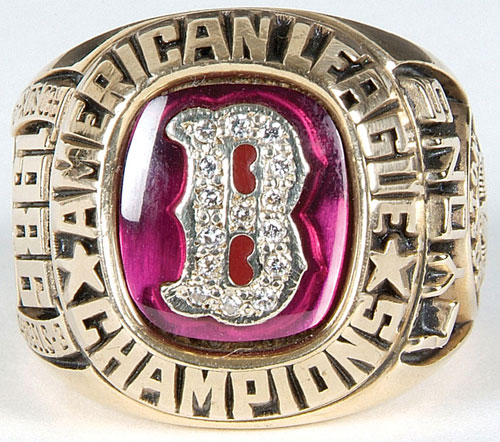 Boston Red Sox unveil championship ring