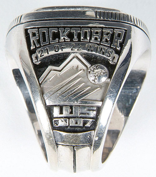 Colorado Rockies Classic Goldplated MLB Ring — Sports Jewelry